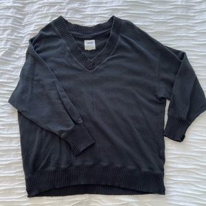Black oversized sweatshirt from aerie, size medium